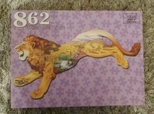 Silhouette puzzle löwe gebraucht kaufen  Fürstenzell