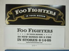 Adesivo promocional Foo Fighters 2005 In Your Honor novo estoque antigo impecável comprar usado  Enviando para Brazil