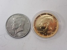 Stck dollarmünzen vergoldet gebraucht kaufen  Möckmühl