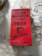 Guide michelin 1933 d'occasion  Lille-