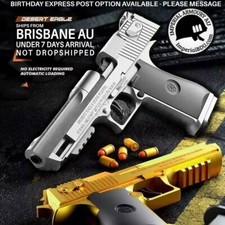 Brinquedo Silve Desert Eagle - EMBASTECIDO EM BRISBANE - 5 DIAS CORREIO EXPRESSO + PROVA DE VÍDEO comprar usado  Enviando para Brazil