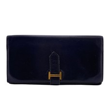Carteira HERMES Bearn couro bifold longa preta comprar usado  Enviando para Brazil
