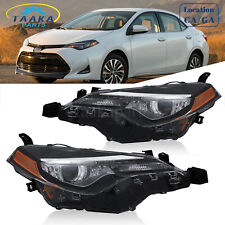 Para 2017 2018 2019 Toyota Corolla LE CE conjunto de farol com LED novo conjunto LH+RH comprar usado  Enviando para Brazil