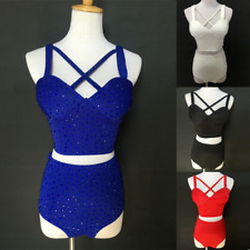 Fantasias de pole dance bar boate strass brilhante sexy roupa de dançarina roupa de dança comprar usado  Enviando para Brazil