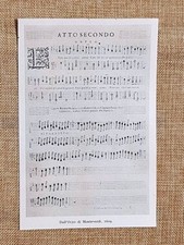 Orfeo 1609 secondo usato  Villarosa