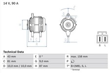 Bosch 986 080 gebraucht kaufen  Berlin