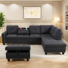 Ottoman chicfurnit sectional for sale  Kansas City