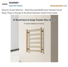 Heated towel rack for sale  Indian Trail