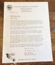 Dept. interior letters for sale  Port Haywood