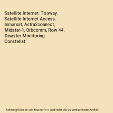 Satellite internet tooway d'occasion  Expédié en France