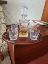 Crystal whisky decanter for sale  EVESHAM