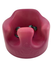 Assento de chão infantil Bumbo com alças de segurança embutidas cadeira rosa quente Fuschia comprar usado  Enviando para Brazil