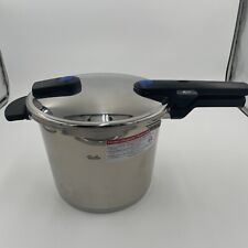 Panela de pressão Fissler Vitaquick® aço inoxidável | 6,4 qt. Com inserção comprar usado  Enviando para Brazil