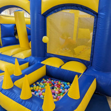 Yellow blue bouncy for sale  LONDON