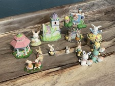 Easter village figurines for sale  Wiggins