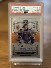 2023 Panini Impecável Ausar Thompson RC Novato Estrelas de Aço Inoxidável Auto/75 Classificado comprar usado 2023 Panini Impecável Ausar Thompson RC Novato Estrelas de Aço Inoxidável Auto/75 Classificado comprar usado  Enviando para Brazil