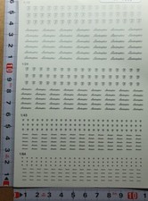 Usado, DECALS 1/18-1/24-1/43-1/64 LOGOS LAMBORGHINI - TRIPLE9 / T9-20009 comprar usado  Enviando para Brazil