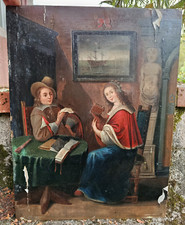 Ancienne peinture panneau d'occasion  Dijon
