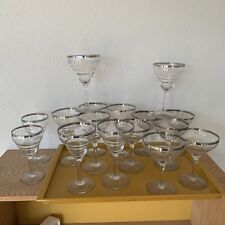 Silver crystal glasses d'occasion  Expédié en Belgium