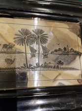 Usado, Niello Silver Persian Iraqi Antique Framed Landscape Rare ! comprar usado Usado, Niello Silver Persian Iraqi Antique Framed Landscape Rare ! comprar usado  Enviando para Brazil