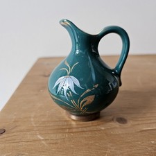 Vintage teal handpainted for sale  TREDEGAR