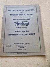 Norton motorcycle maintenance for sale  SOUTHWOLD