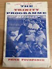 Rugby league programme for sale  BURTON-ON-TRENT