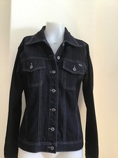 Jacke jeansjacke schwarz gebraucht kaufen  Miesbach