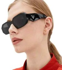 Gafas de Sol Sunglasses Prada PR 17WS 1AB5S0 Symbole Black Negras NUEVAS NEW comprar usado  Enviando para Brazil
