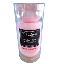 Velas rosa perfumadas flutuantes 6 pacotes de 4 rosas taitianas e mandarim 24 no total comprar usado  Enviando para Brazil
