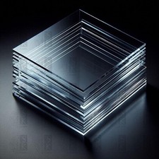 Clear transparent acrylic for sale  GLASGOW