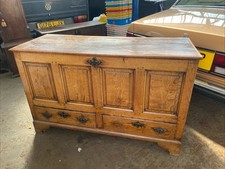 Antique oak coffer for sale  TODMORDEN