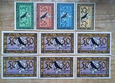 10x notgeld 6x50 gebraucht kaufen  Chemnitz