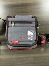 2002 Sanrio Hello Kitty bolsa tiracolo jeans e vermelha Y2K vintage comprar usado  Enviando para Brazil