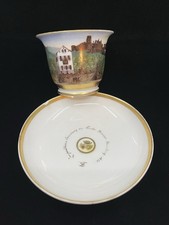 Biedermeier porzellan tasse gebraucht kaufen  München