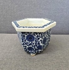Blue white hexagonal for sale  WADEBRIDGE