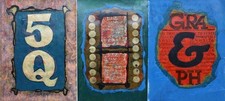Collagen & Mixed Media Kunst gebraucht kaufen  Deutschland