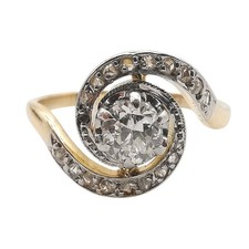 Bague tourbillon jaune d'occasion  Paris XVIII