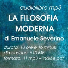 Audiolibro mp3 filosofia usato  Trivignano Udinese