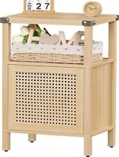 Rattan nightstand boho for sale  Flint