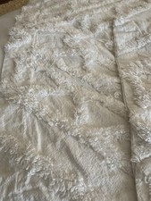 Par de fronhas Better Homes & Garden 2 brancas TODAS DE ALGODÃO CHENILLE tieback 30" comprar usado  Enviando para Brazil