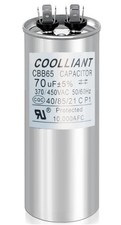 Capacitor redondo HVAC 70 uF/MFD motor de corrida/partida para compressor CA e condensador comprar usado  Enviando para Brazil