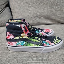 VANS Sk8 Hi Hawaiian Tropical Damskie 6.5 Czarne Sneakersy Buty Kwiatowy nadruk 721278 na sprzedaż  Wysyłka do Poland