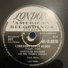 78rpm fontane sisters for sale  ABERTILLERY