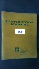 División de maquinaria de construcción manual de instrucciones Bucyrus-Erie 35-C segunda mano  Embacar hacia Mexico