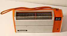 RÁDIO TRANSISTOR vintage Panasonic modelo R-1492 AM funcionando laranja com alça de pulso comprar usado  Enviando para Brazil