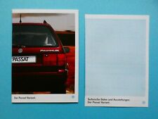 Prospekt / Katalog / Brochure - VW Passat B4 Variant CL, GL und GT - 01/95 comprar usado  Enviando para Brazil