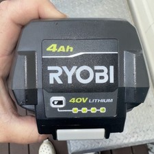 Bateria de íon de lítio genuína Ryobi 4.0 Ah 40V - USADA + ARRANHADA comprar usado  Enviando para Brazil
