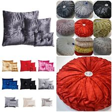 Crushed velvet cushion for sale  BARKING