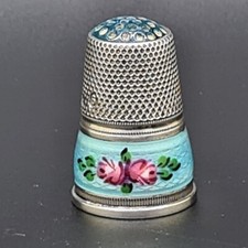 Antique enamelled thimble for sale  MILTON KEYNES